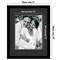 Americanflat Black Picture Frame with Shatter-Resistant Glass - Classic Molding with Black Mat and White Trim